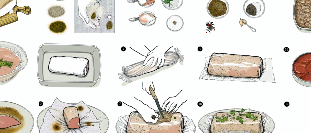 La recette de terrine de foie gras cuite au froid